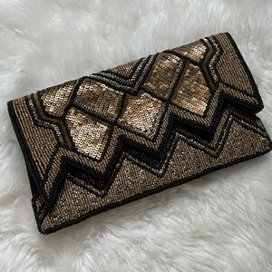 Elegant Sequin Clutch Francesca’s NWT